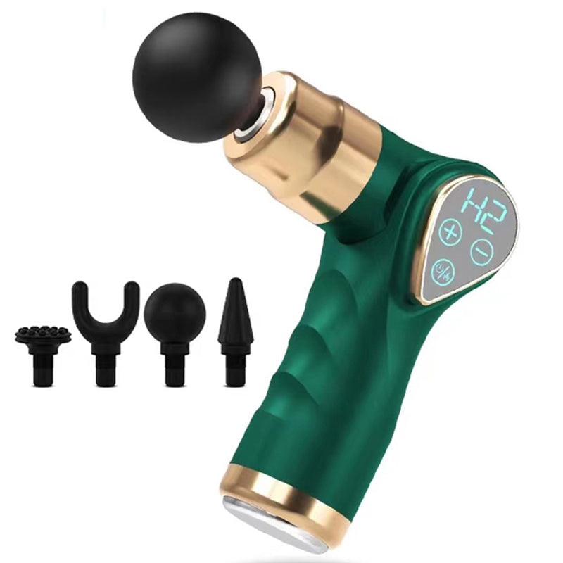 32 Gears Folding Massage Tool Massage Gun Muscle Relaxing Hot Compression Massager with Digital Display Screen 32 Gears Folding Massage Tool Massage Gun Muscle Relaxing Hot Compression Massager with Digital Display Screen